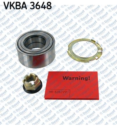 SKF VKBA 3648 On Teker Rulmani Trafic Vivaro Vel Satis Megane Ii Espace Iv Vivaro Abs Li [45x86x39]